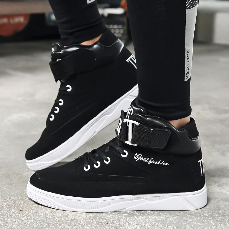 Mazefeng 2018 Spring Men Casual shoes Hard-Wearing high-top Shoes Sneaker Lace-up Trend Flats Breathable Male Flat |