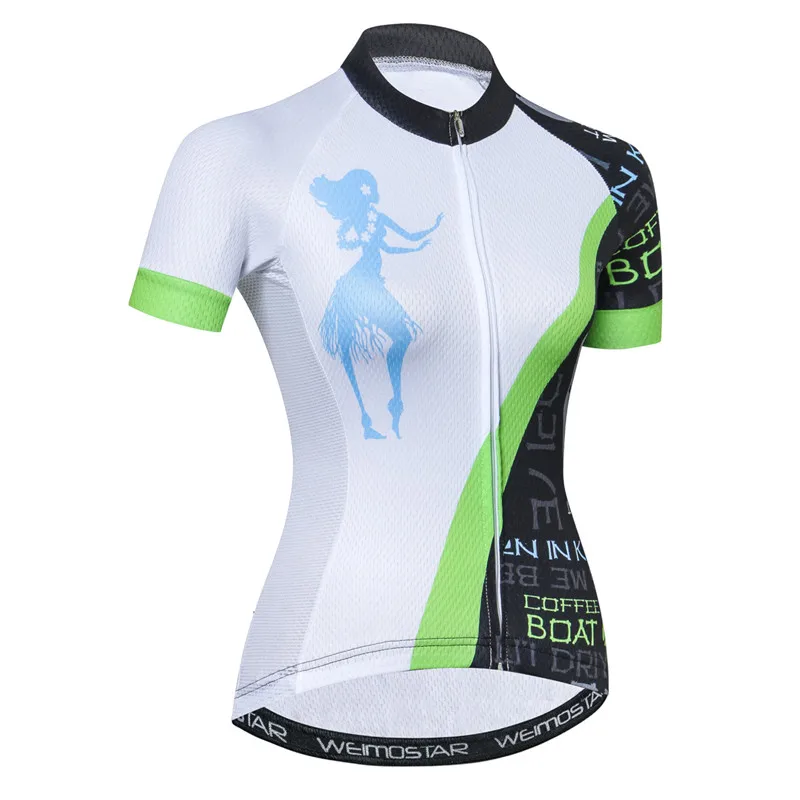 Color 6 Weimostar Лето короткий рукав Велоспорт Джерси для женщин быстросохнущая MTB велосипедная одежда шоссейный гоночный велосипед Джерси рубашка Майо Ciclismo - Цвет: Color 6