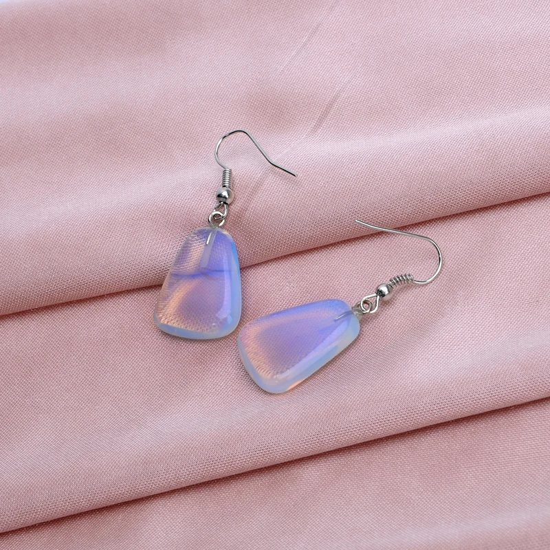 Модные ювелирные изделия ярко голубые блестящие серьги подвески для женщин