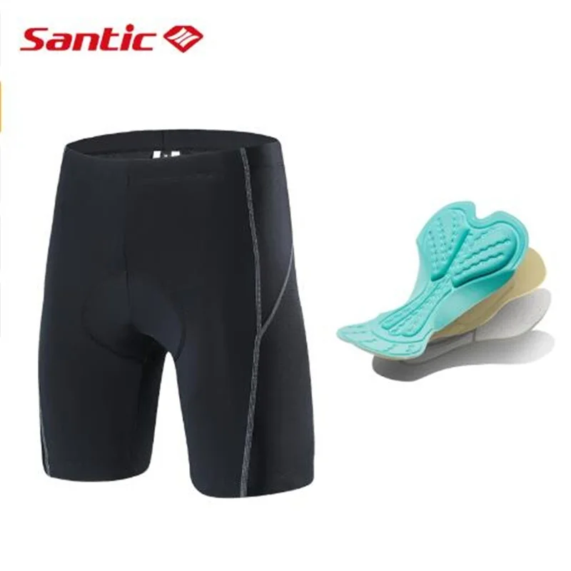 Велосипедные шорты Santic Coolmax 4D с подкладкой противоударные велосипедные для