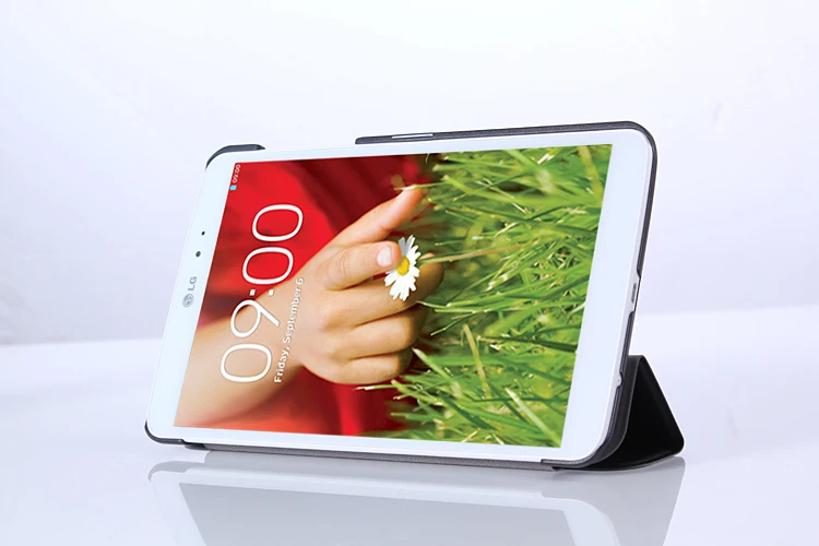 Чехол-книжка с подставкой ультра тонкий чехол для смарт-телефона дюйма LG G PAD 8 3 V500