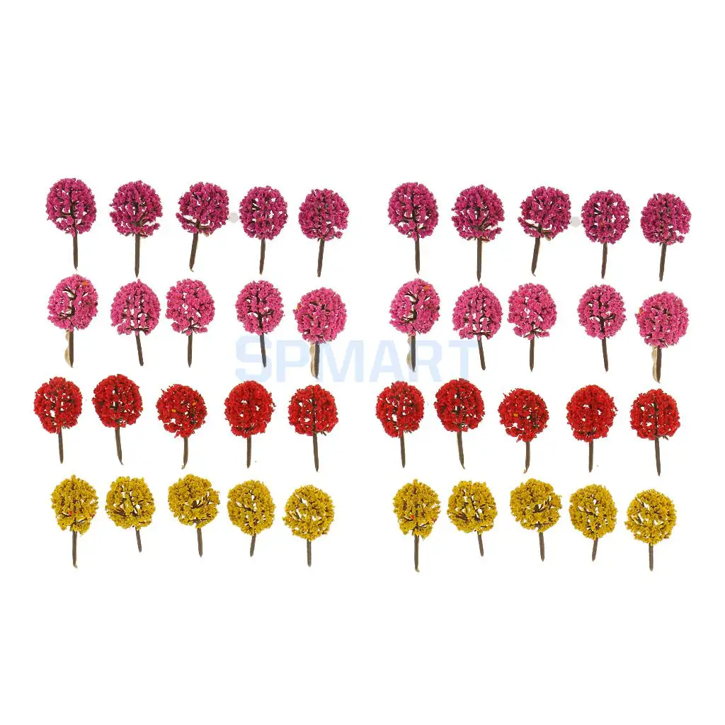 40 шт. модели деревьев в форме шара | Игрушки и хобби