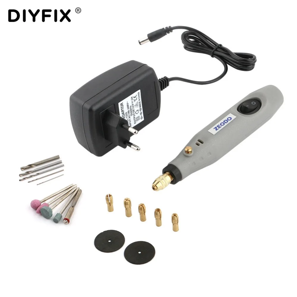 Электрический шлифовальный станок DIYFIX мини ДРЕЛЬ Dremel набор шлифовальных