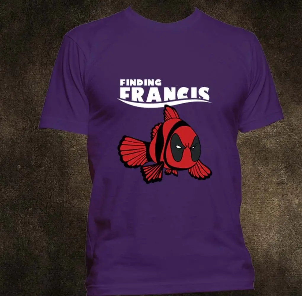 2019 Fashion New Deadpool Finding Francis Funny Nemo Dory Black T-Shirt Size S - 3Xl Tee Hoodie | Мужская одежда