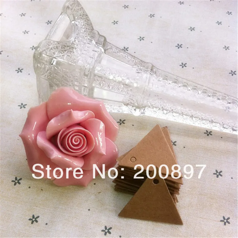 2016 рекламные бирки оптовая продажа маленькие Пустые из крафт бумаги в ретро