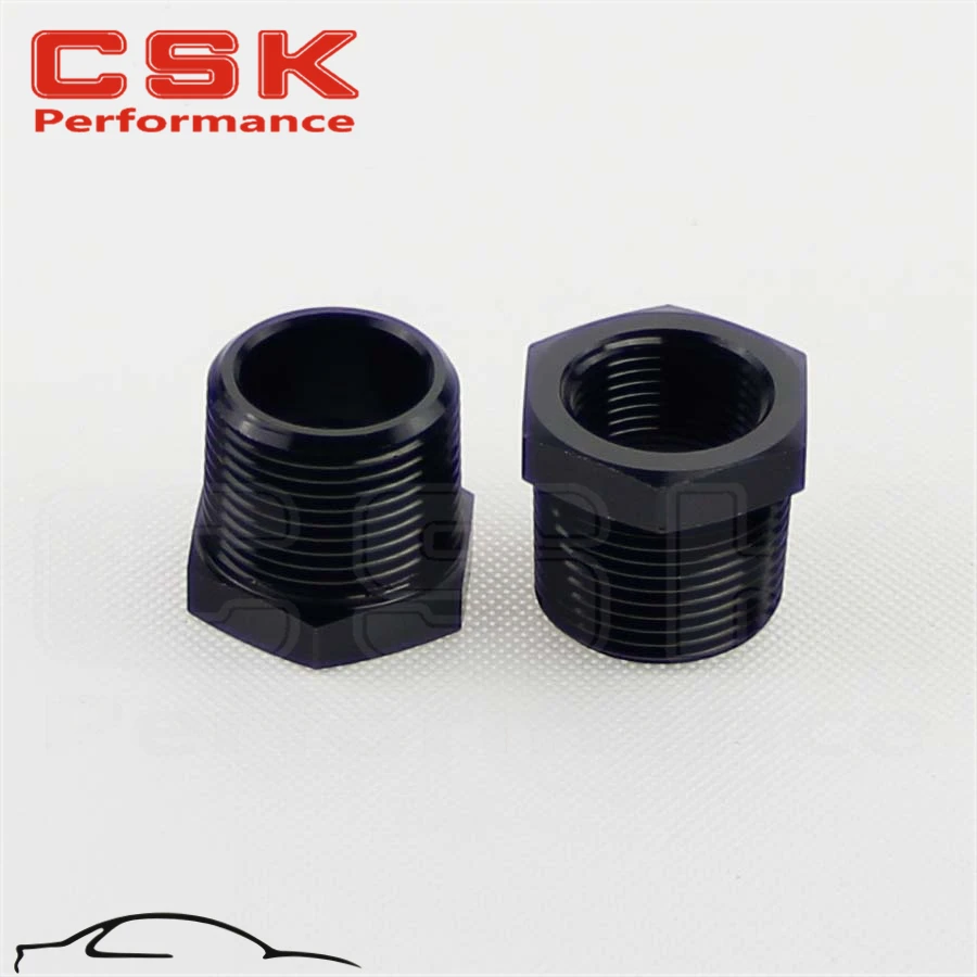 2шт 1 &quotМужской x 3/4&quot Женский NPT резьбовой редуктор с шестигранной втулкой для