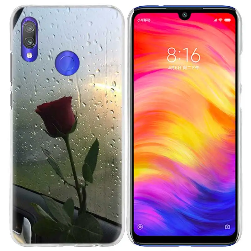 08 Чехол с красными бабочками и розами для Xiao mi Red mi Go Note 7 6 6A Pro S2 5 5A 4X mi A1 A2 9 mi x 3 5G 8 lite F1 жесткий чехол для телефона из ПК - Цвет: 08