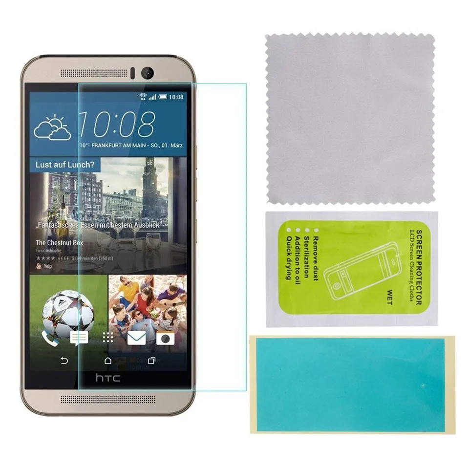 2.5D 9H Screen Protector Tempered Glass For HTC ONE M9 Invisible Shield Film Guard Cover Case Protective | Мобильные телефоны и