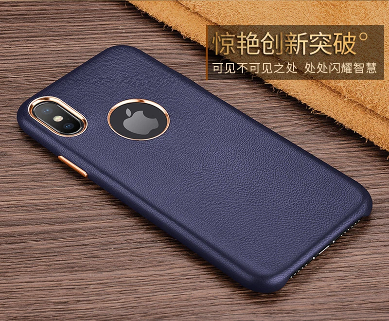 Роскошный кожаный чехол для iphone x, xr, xsmax, мужской, винтажный, деловой, противоударный, настоящая кожа, задняя крышка для iphone 6, 7, 8 plus, чехол с логотипом
