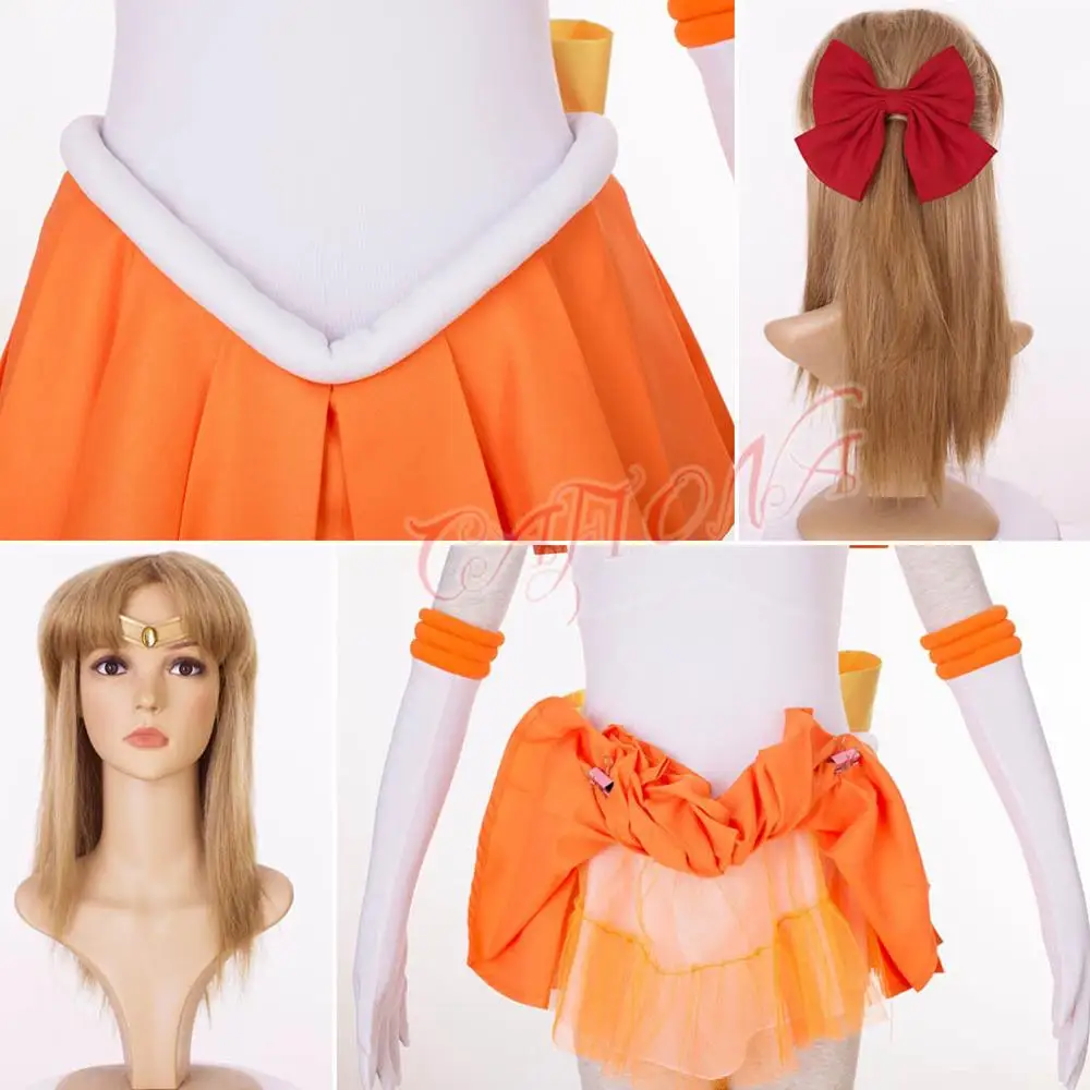 Детский костюм для косплея в стиле аниме Сейлор Венера |