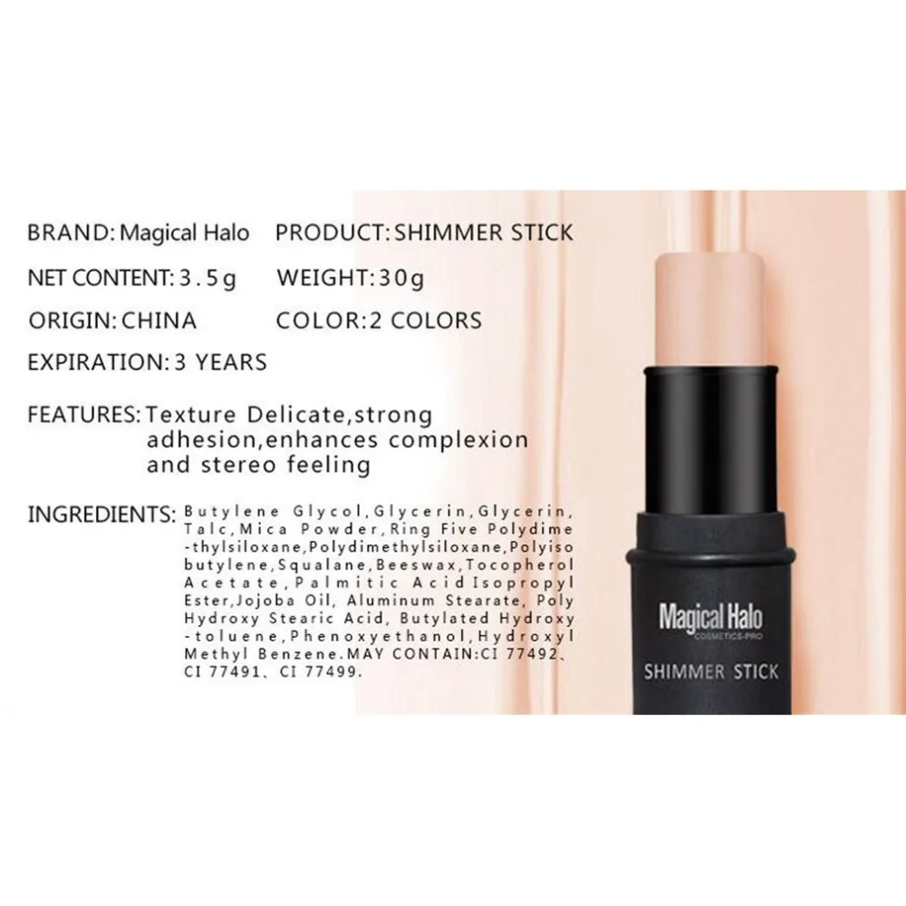 Highlighter Stick Long Lasting Facial Make-up Concealer Contouring Cream Highlight Pen Women Cosmetics | Красота и здоровье
