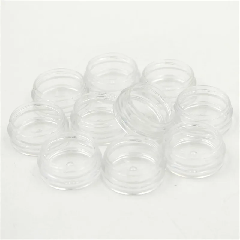 50 шт. 5 г косметический контейнер для путешествий Мини прозрачный смешанный цвет