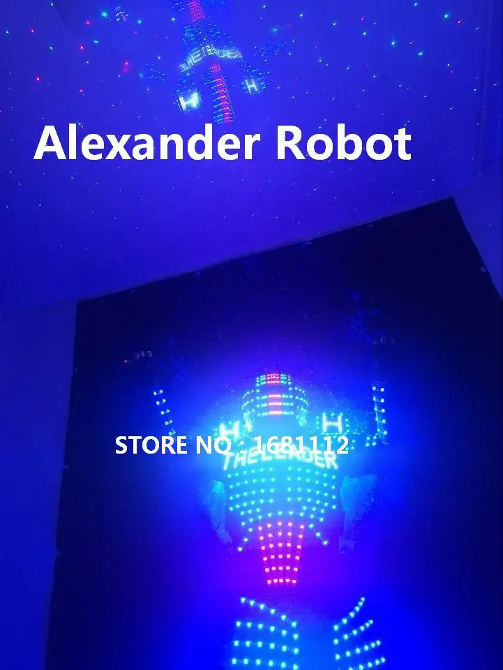 LED Costume /LED Clothing/Light suits/ LED Robot suits/ Kryoman robot/ ALexander  robot