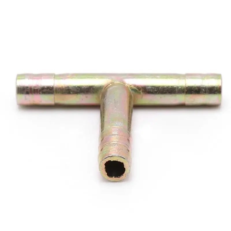 Трехходовой тройник с зазубринами для шланга 8 мм 5/16 дюйма соединитель воздушной