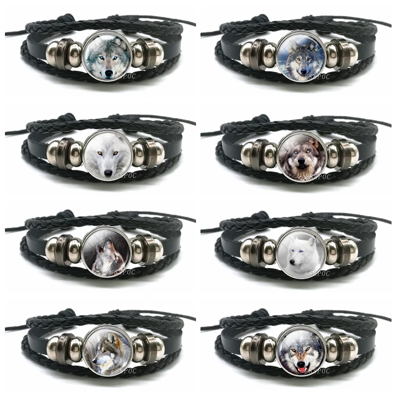 Горячая Распродажа Искусственные кожаные браслеты для мужчин модные аксессуары