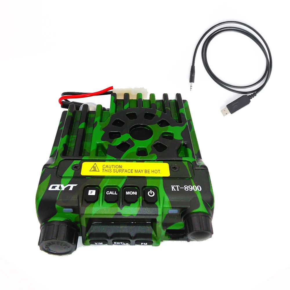 KT8900-Camo-USB Классический QYT KT-8900 мини мобильное радио двухдиапазонный 136-174/400-480 МГц 25 Вт высокомощный приемопередатчик KT8900 Лучшая автомагнитолы - Цвет: KT8900-Camo-USB