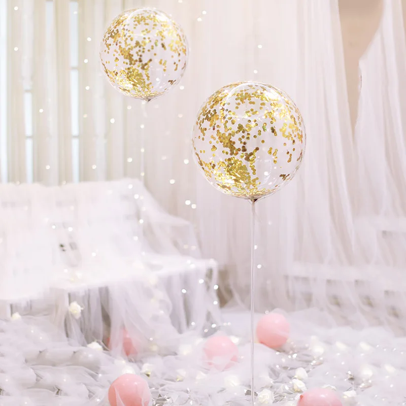 1 комплект светодиодные шары Шариковая палочка держатель украшения для дня