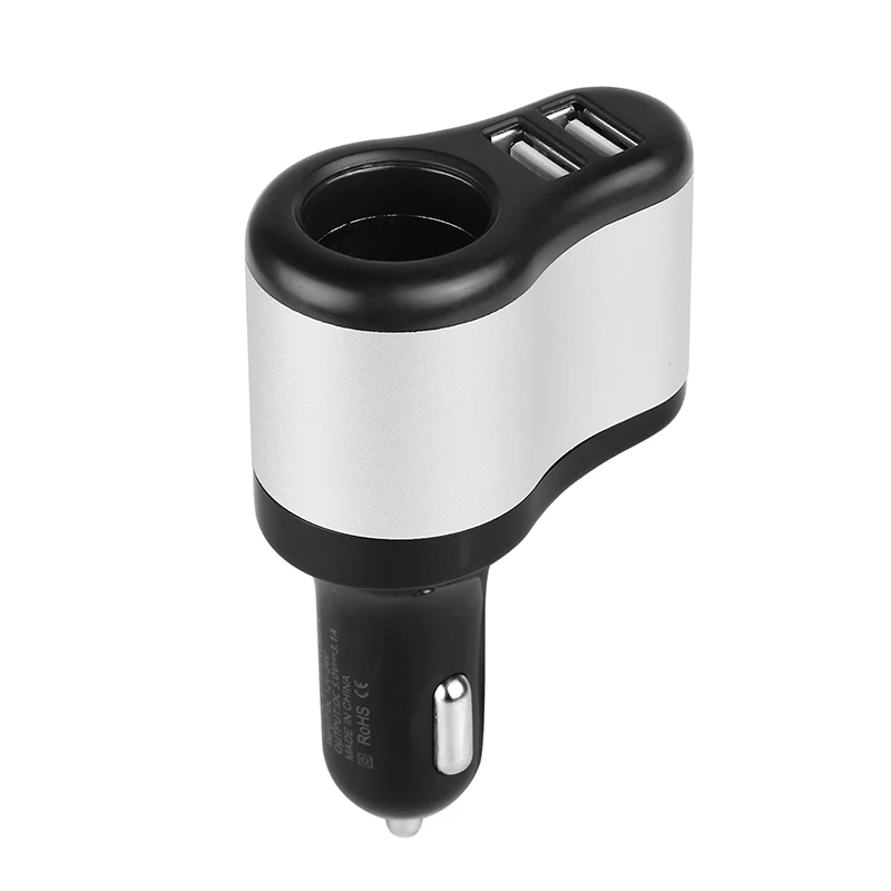 Универсальное автомобильное зарядное устройство Onever с двумя USB портами 3 1 А 12 24