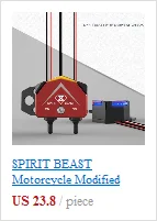 SPIRIT BEAST CB190 мотоциклы выделяют предупреждающие огни 12 В Водонепроницаемые огни Светодиодный фонарь для мотокросса модифицированные аксессуары для укладки