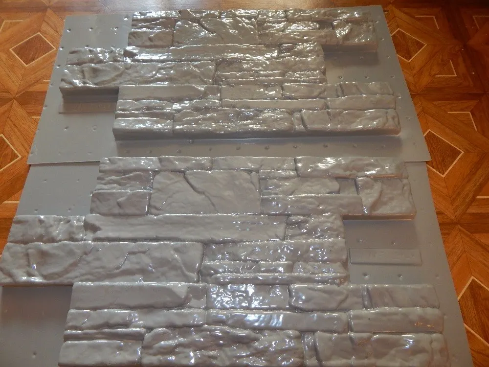 2 шт. в наборе Пластик пресс-формы для бетон гипс каменные стены цемента Плитки