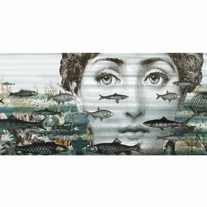 Rosenthal Piero fornasetti рабочий с принтом 70*140 см бамбуковое волокно банное полотенце мягкое пляжное полотенце Сушка мочалка купальный Душ Полотенце s домашний текстиль