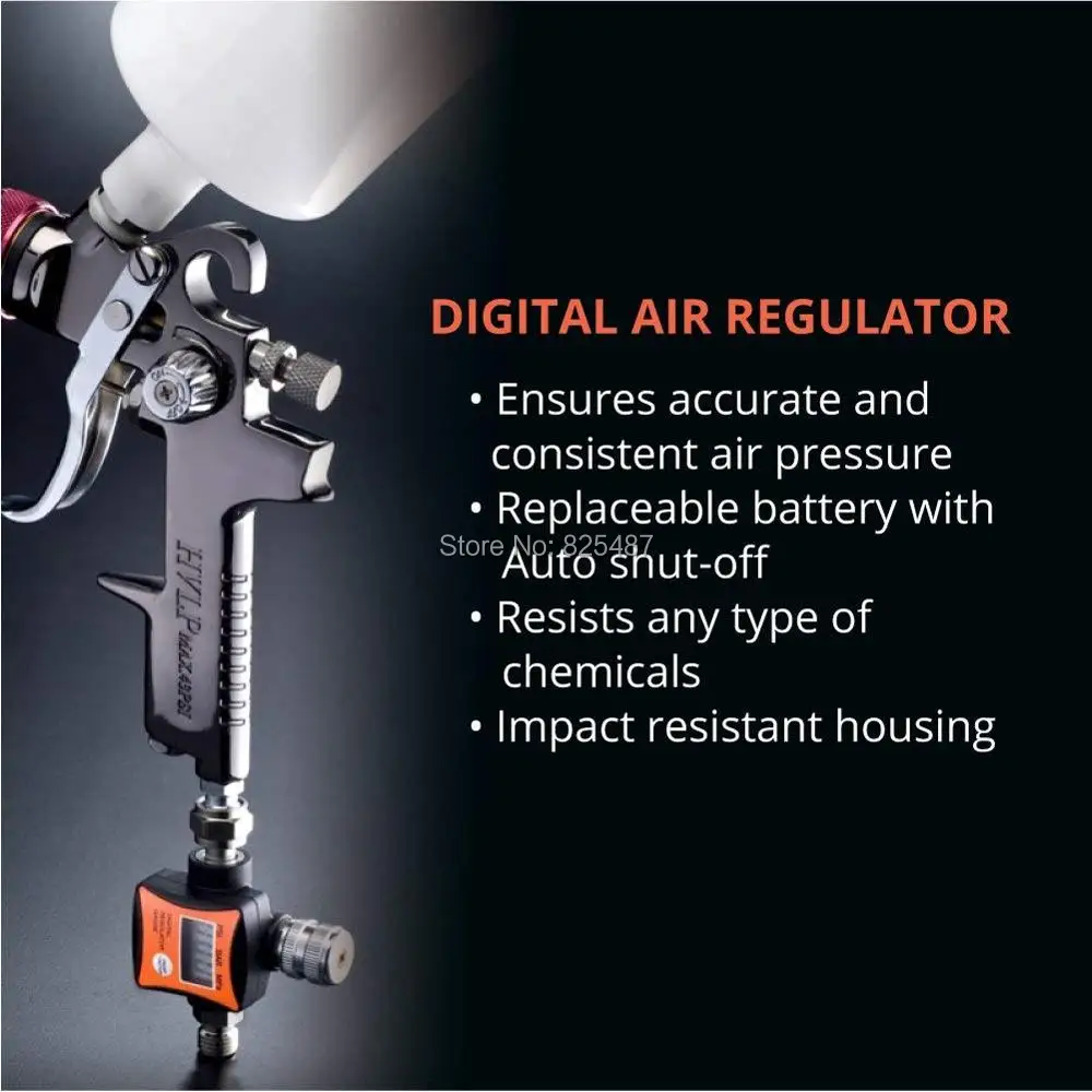 LEMATEC новый дизайн цифровой регулятор давления воздуха расхода датчик CE 1/4