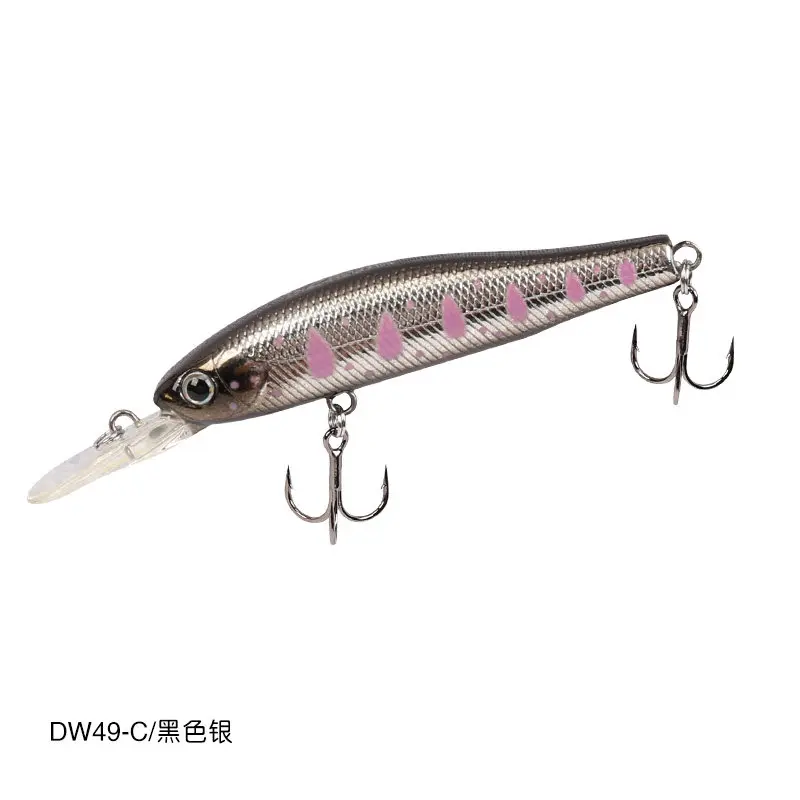 Color C Le Fish TSURINOYA, 65 мм, 5,5 г, подвесная приманка в виде гольяна, длинная литая приманка, имитация рыболовного магнита, центробежная с 3D глазами, DW49 - Цвет: Color C