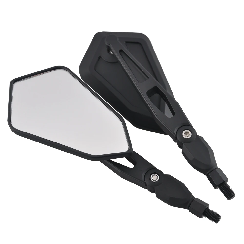 

Motorcycle Adjustable Rear View Mirrors Universal Side Rearview Mirror 10mm Fit for Triumph Honda Suzuki Yamaha Kawasaki Scooter