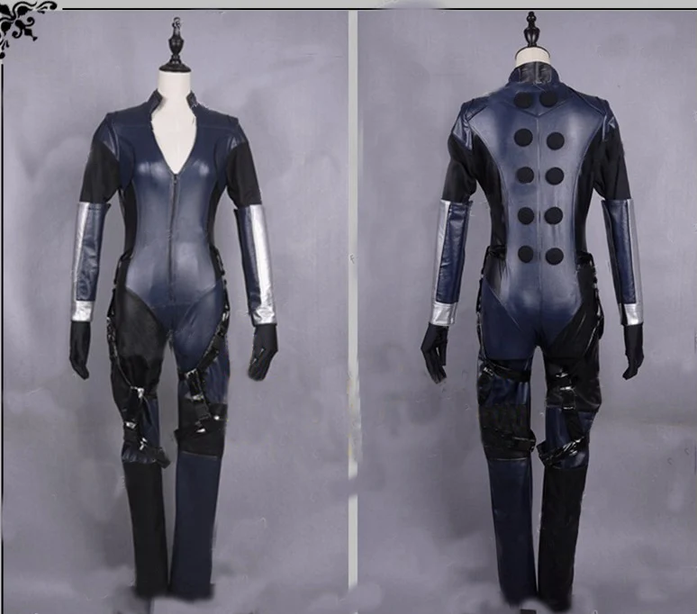 Кожаный костюм для косплея Jill Valentine любого размера 11 |
