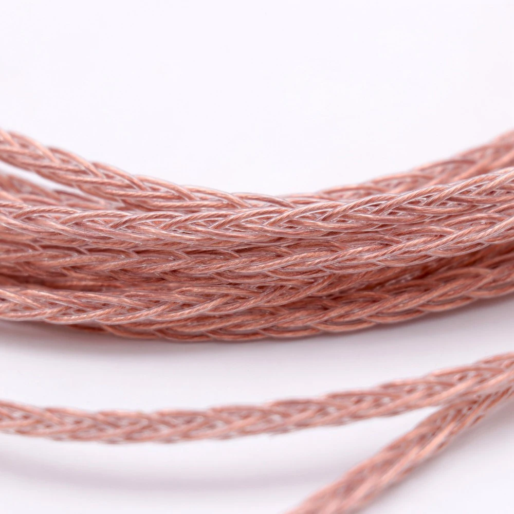 Оплетка PTFE OCC медный провод для наушников HIFI Аудио гарнитура сцены DIY обновленный