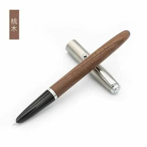 Tao Wood EF Jinhao 51A акриловая/деревянная авторучка чернильная ручка каллигграфия ручки EF/F/ручной работы сменный наконечник канцелярские принадлежности для офиса и школы - Цвет: Tao Wood EF