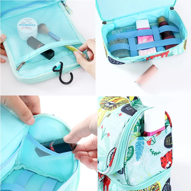 LHLYSGS бренд Для женщин двойной хранения большой Водонепроницаемый Макияж сумка