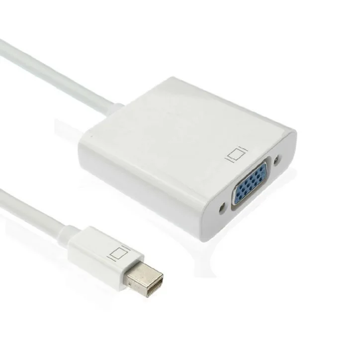 Кабель-адаптер Active Mini Displayport DP-VGA RGB Female для проектора Macbook Minitor 20 см | Компьютеры и