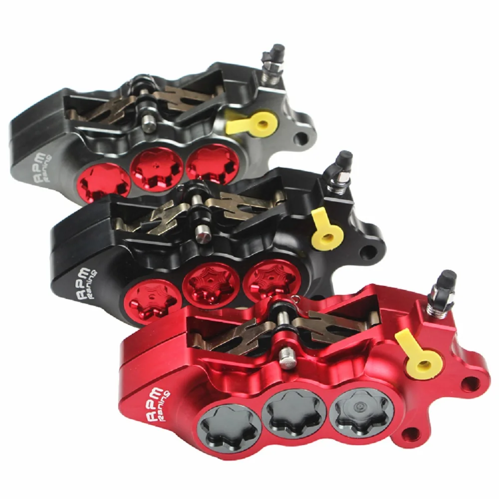 

40mm hole pitch Motorcycle Brake caliper RPM CNC Aluminum Alloy 6 Pistons Hydraulic Disc Brake For Yamaha Honda Kawasaki Suzuki