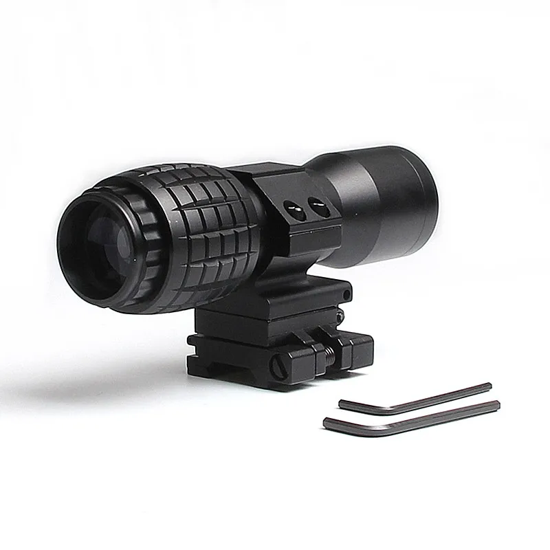 Tactical 4X Magnifier Sight Hunting Optics Scopes Shooting Airsoft Riflescope For 20mm Picatinny Rail | Спорт и развлечения