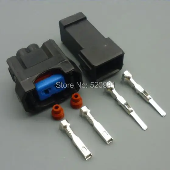 Shhworld 2 мм 2pin женский мужской Авто топливный инжектор OBD2 водонепроницаемый провод