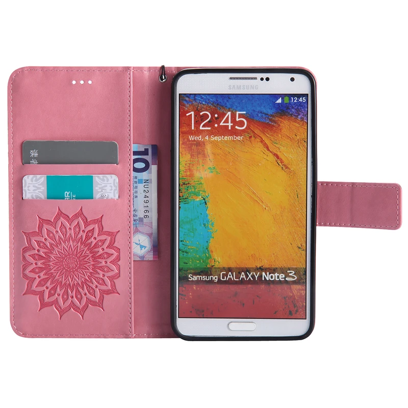 Роскошные ретро искусственная кожа + Мягкий силиконовый чехол для samsung Galaxy Note 3