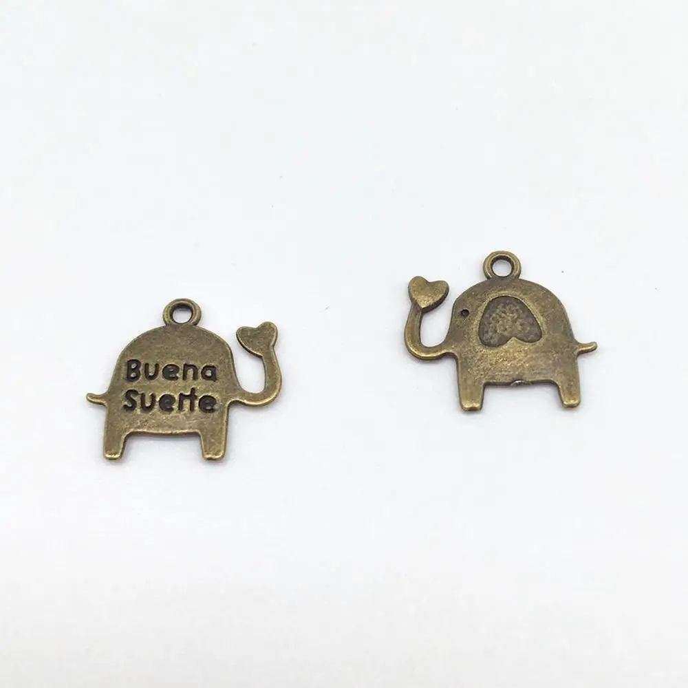 22 шт. металлические подвески в виде слона | Украшения и аксессуары