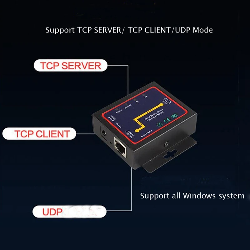 Rs232 к Tcp/Ip конвертер Ethernet серверный модуль Преобразователь связи| |