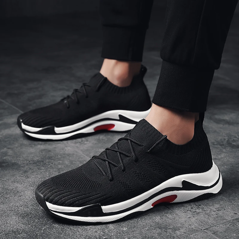 2018 New Men Mesh Shoes Loafers lace-up Walking Lightweight Comfortable Breathable Casual 5 | Обувь
