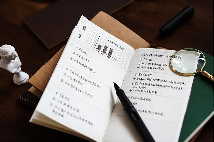 Записная книжка Midori для путешествий, сменный блокнот A5, TN, стандартный карман, в стиле паспорта, с линейкой, квадратный, еженедельный, заправка, 30 листов