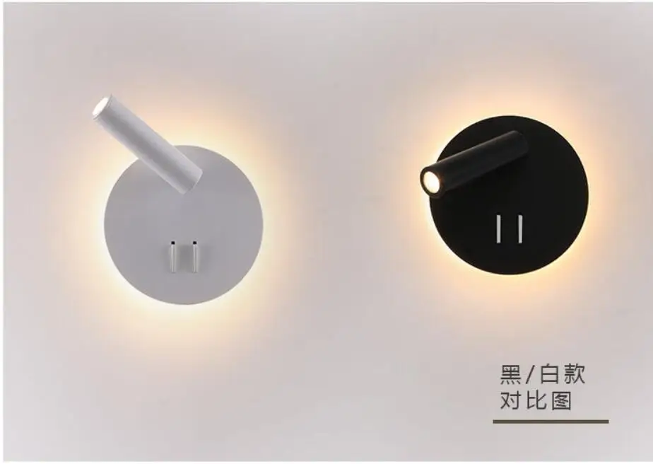 LED Wall Lamps Reading 12W Strip light Back bedroom Study living room Sconce Adjustable With Switch Bedside | Лампы и освещение