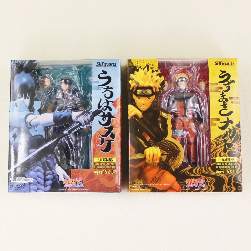 2 вида цветов 15 см Наруто фигурка СВЧ Figuarts Uzumaki Наруто/Учиха Саске Коллекционные Фигурки игрушки