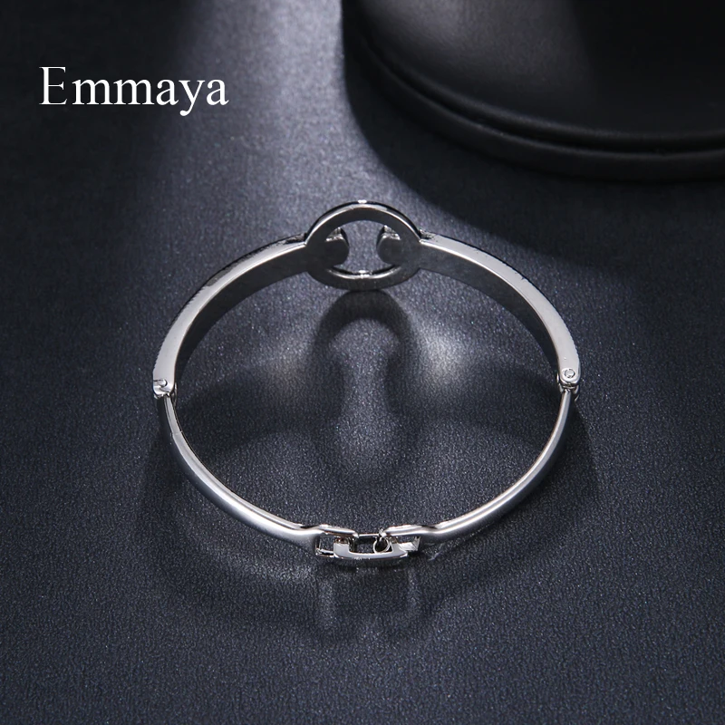 Модные эффектные золотистые браслеты Emmaya для женщин модные с фианитами и