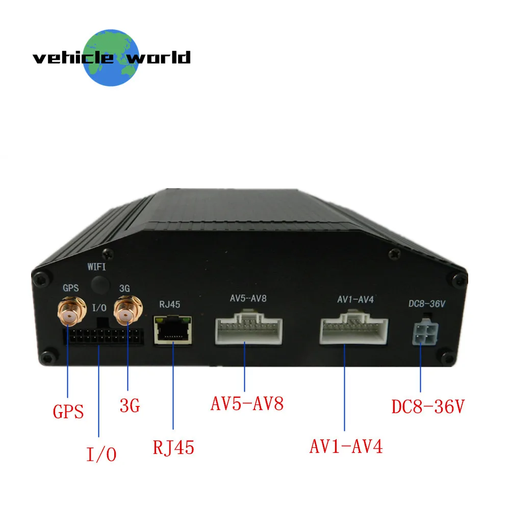 Школьный автобус прицеп грузовик такси автомобиль 8Ch AHD 720P HDD Мобильный DVR