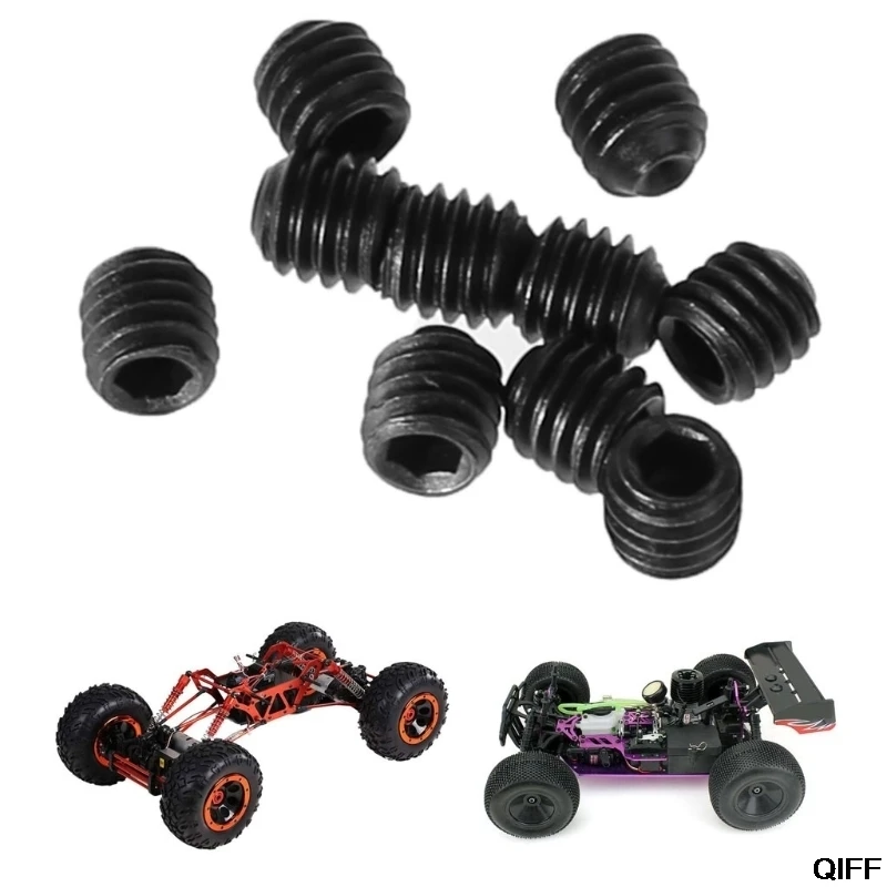 Прямая поставка и 10 шт. HSP Racing 02099 M4x4 Grub винт запасные части для 1/10 RC модель автомобиля May06