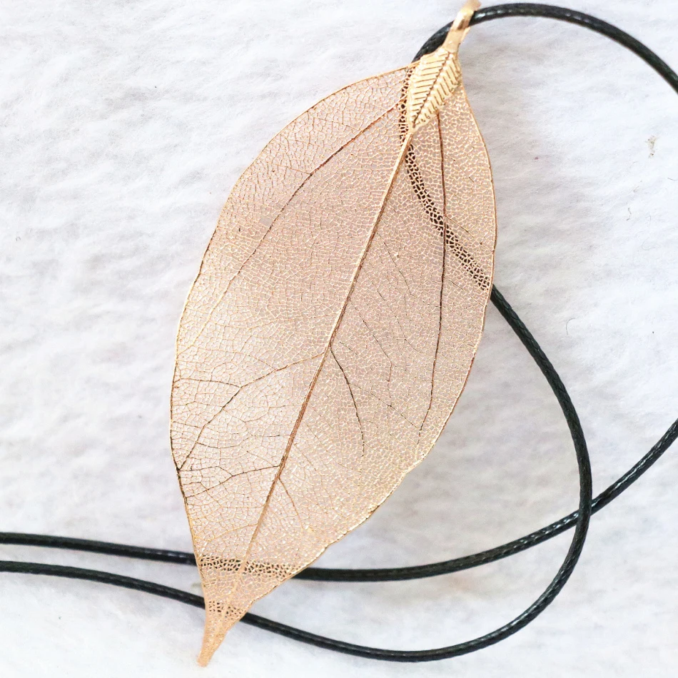 Best sale leaf pendant gold-color clothes long chain necklace hot fashion womoen high grade elegant jewelry B1075 | Украшения и
