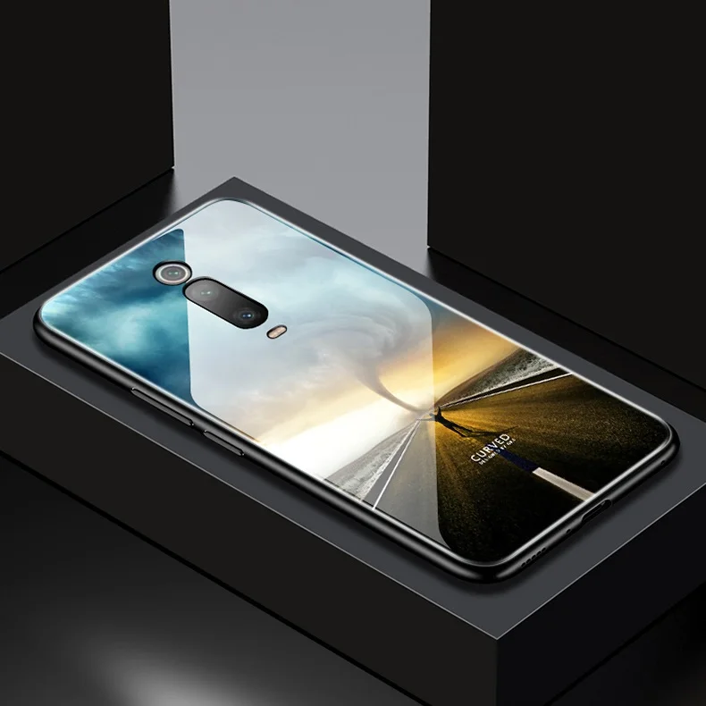 Чехол из закаленного стекла GKK для xiaomi redmi K20 Pro Чехол с защитой от воды и ударов чехол с мягкими краями для xiaomi mi 9T Pro Чехол Fundas