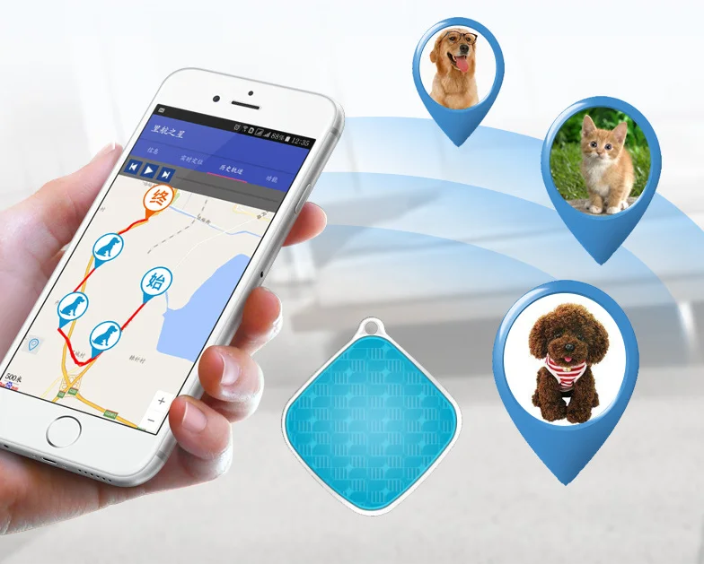 Мини портативное gps-устройство обнаружения для домашних животных трекер GSM Rastreador