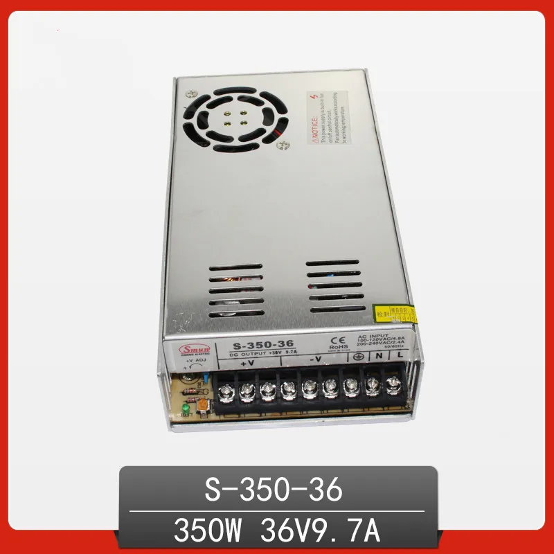 Free shipping 350 W 36 V 9.7A Output tunggal Switching power supply untuk cahaya Strip dipimpin AC ke DC | Обустройство дома